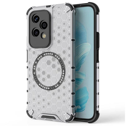 MagSafe-Hülle für Honor 200 Lite, Techsuit, HoneyComb Shield, Weiß