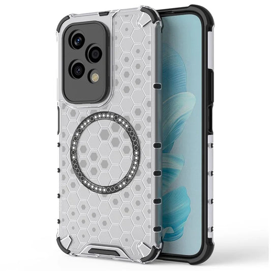MagSafe-Hülle für Honor 200 Lite, Techsuit, HoneyComb Shield, Weiß