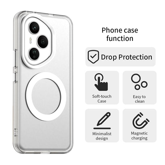MagSafe-Hülle für Honor 400 Pro, Techsuit, CandyCase, Weiß