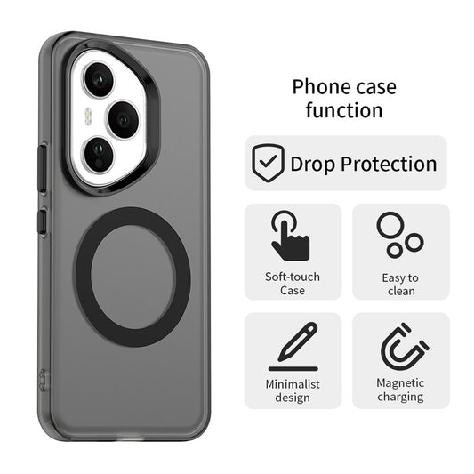 MagSafe-Hülle für Honor 400 Pro, Techsuit, CandyCase, Schwarz