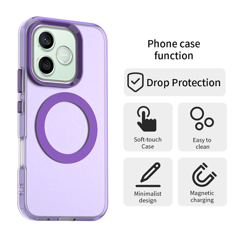 MagSafe-Hülle für Honor 600 Pro / 600, Techsuit, CandyCase, Lila