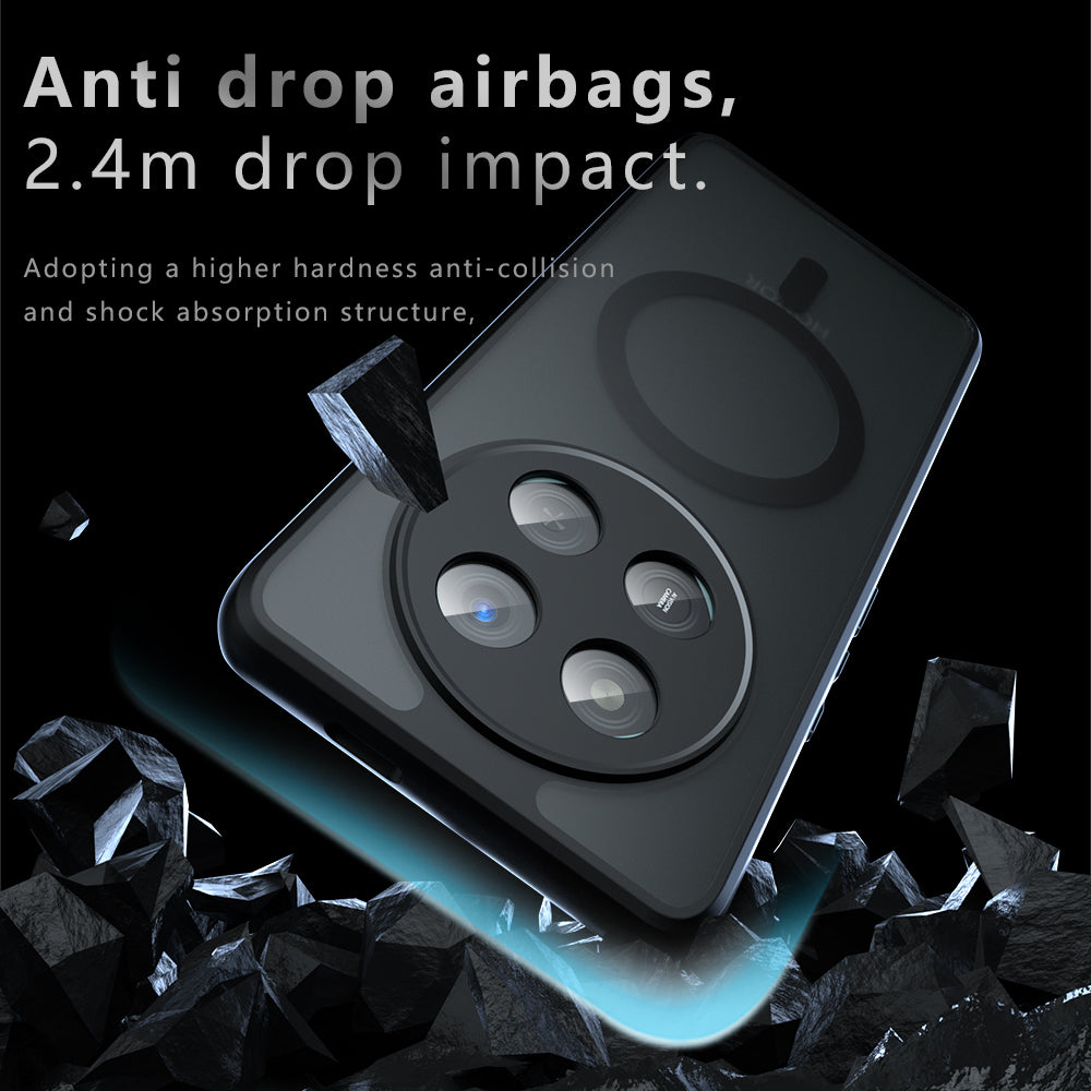 MagSafe-Hülle für Honor Magic7 Pro, Techsuit, PureFrost, Schwarz