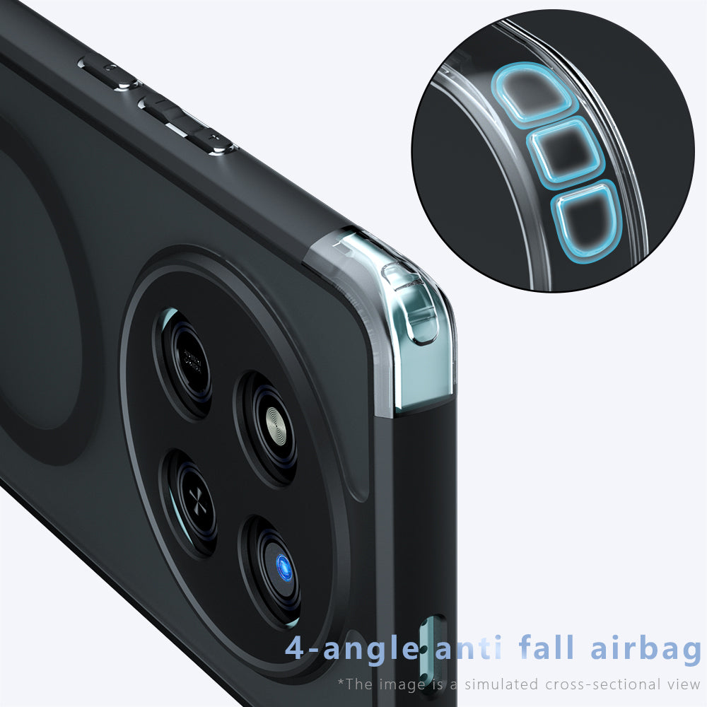 MagSafe-Hülle für Honor Magic7 Pro, Techsuit, PureFrost, Schwarz