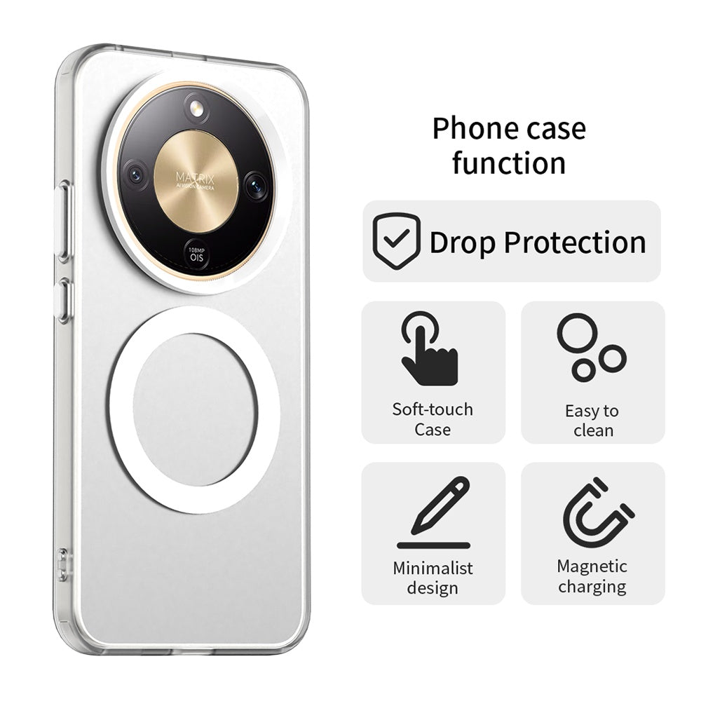 MagSafe Hülle für Honor Magic8 Lite, Techsuit, CandyCase, Weiß