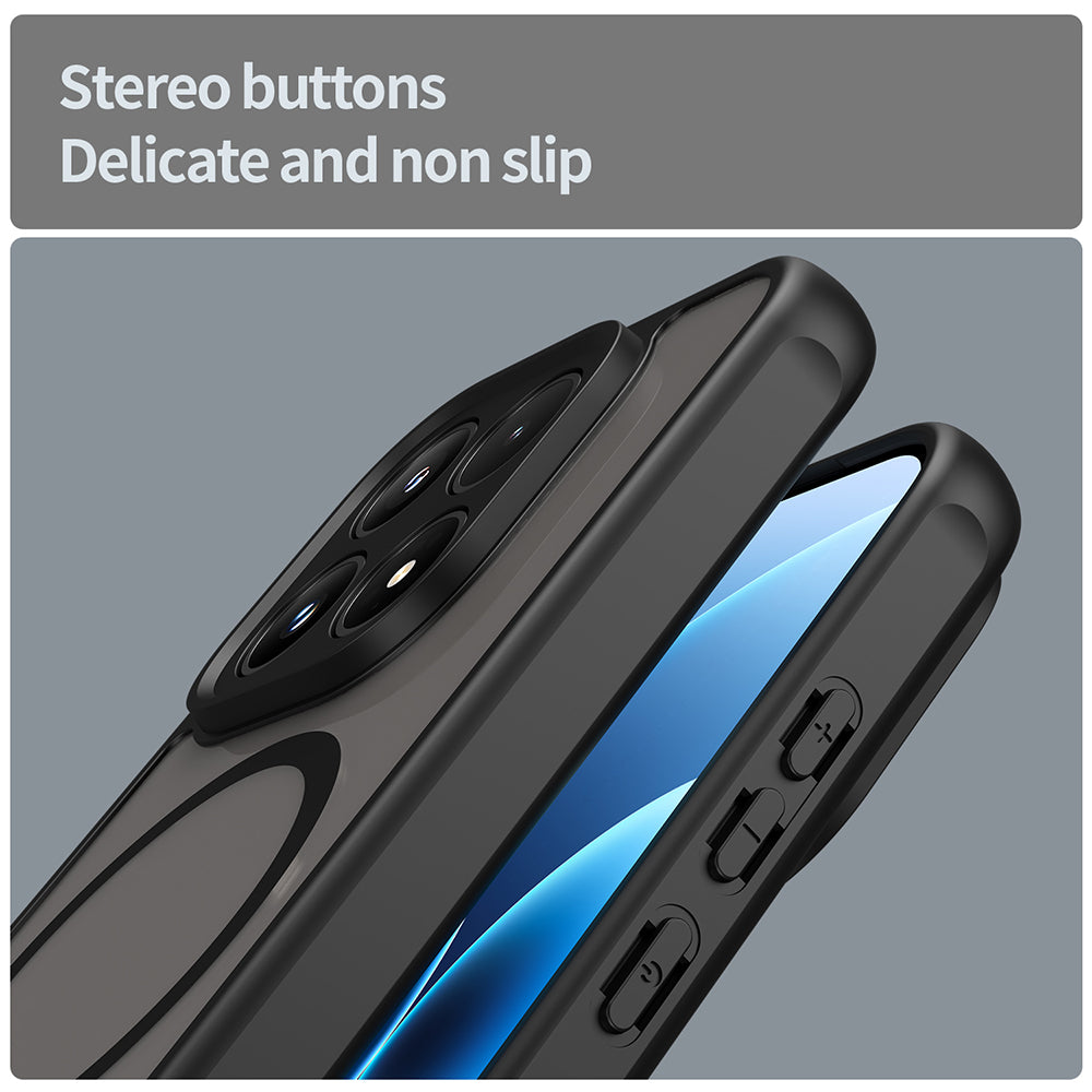 MagSafe Hülle für Honor Magic8 Lite, Techsuit, HaloFrost II, Schwarz