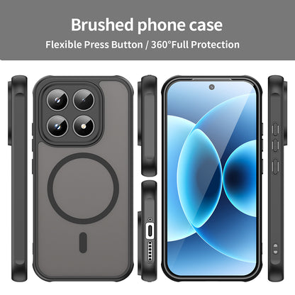 MagSafe Hülle für Honor Magic8 Lite, Techsuit, HaloFrost II, Schwarz