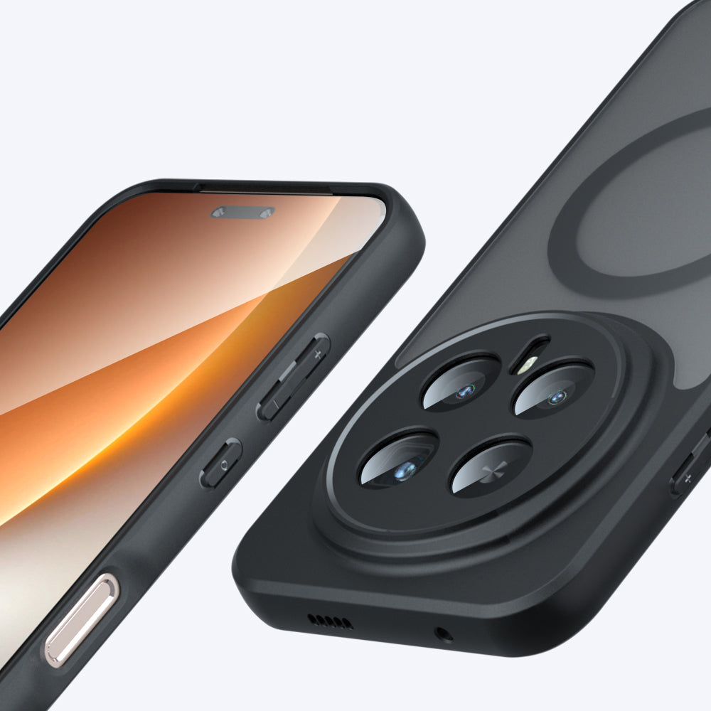 MagSafe-Hülle für Honor Magic8 Pro, Techsuit, PureFrost, Satin Schwarz