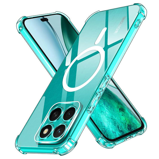 MagSafe-Hülle für Honor X8c, Techsuit, stoßfest, transparent