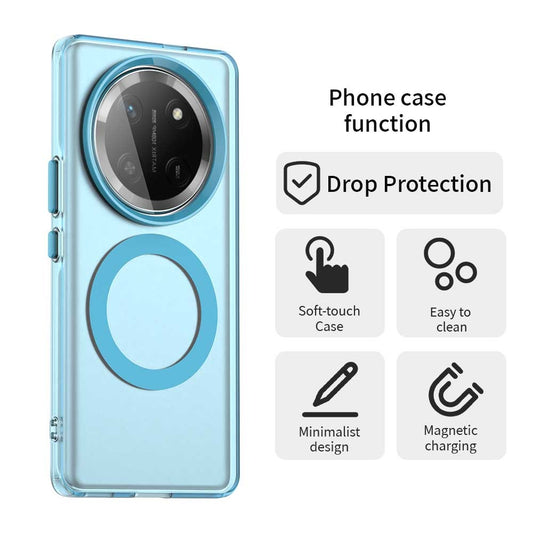 MagSafe-Hülle für Honor X9c / Magic7 Lite, Techsuit, CandyCase, Blau