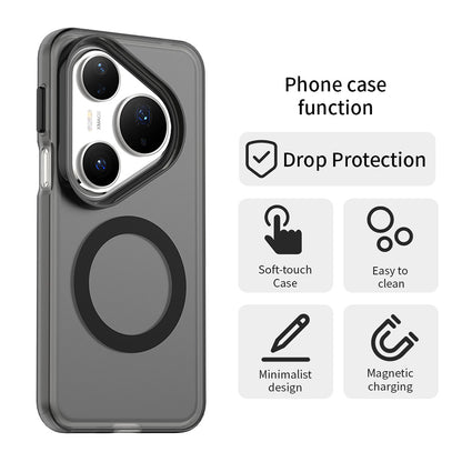 MagSafe-Hülle für Huawei Pura 80 Pro, Techsuit, CandyCase, Schwarz