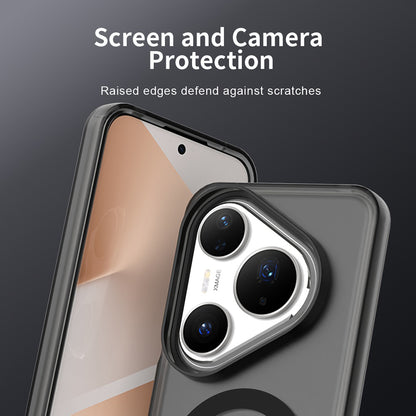 MagSafe-Hülle für Huawei Pura 80 Pro, Techsuit, CandyCase, Schwarz