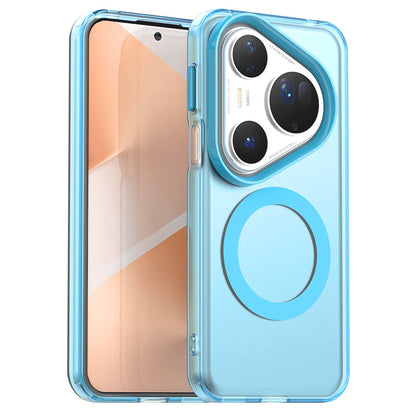 MagSafe-Hülle für Huawei Pura 80 Ultra, Techsuit, CandyCase, Blau