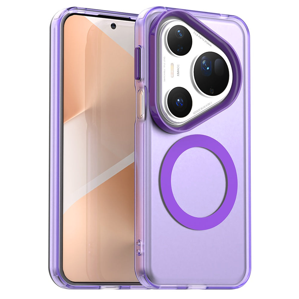 MagSafe-Hülle für Huawei Pura 80 Ultra, Techsuit, CandyCase, Lila