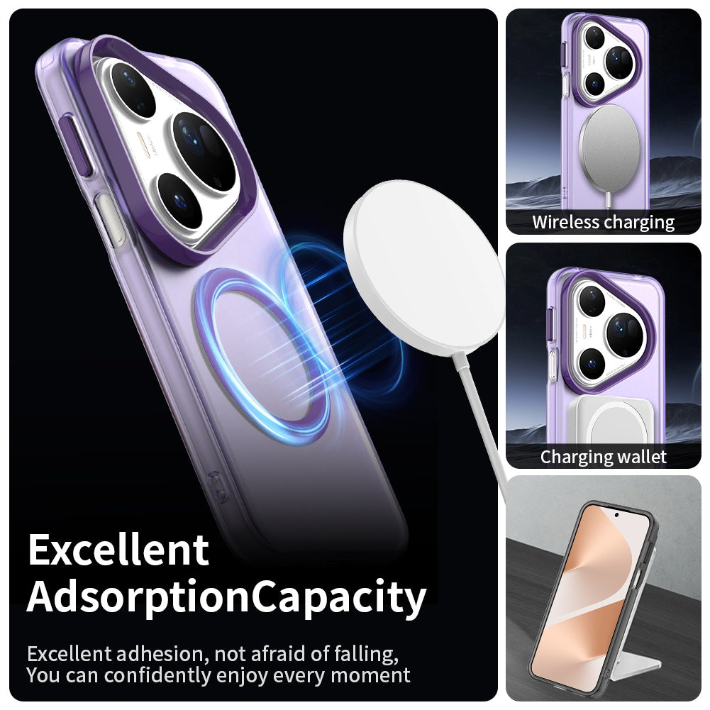 MagSafe-Hülle für Huawei Pura 80 Ultra, Techsuit, CandyCase, Lila