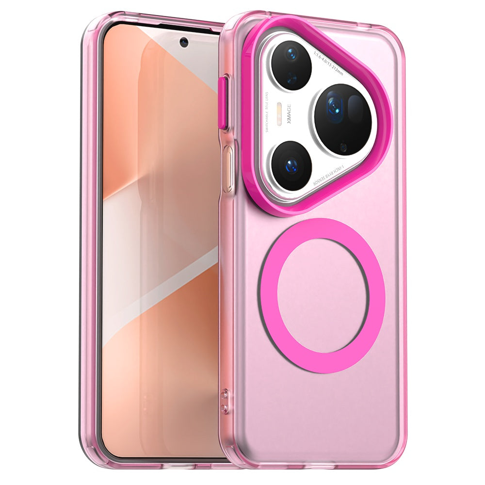 MagSafe-Hülle für Huawei Pura 80 Ultra, Techsuit, CandyCase, Rosa