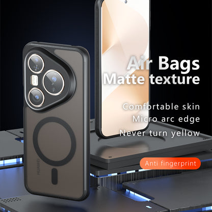 MagSafe-Hülle für Huawei Pura 80 Ultra, Techsuit, PureFrost, Satin Schwarz