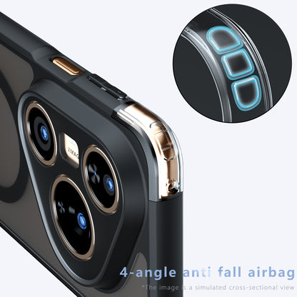 MagSafe-Hülle für Huawei Pura 80 Ultra, Techsuit, PureFrost, Satin Schwarz