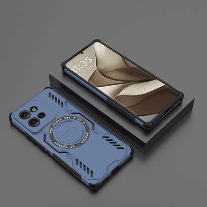 MagSafe-Hülle für Motorola Edge 50, Techsuit, ArmorMag, Blau