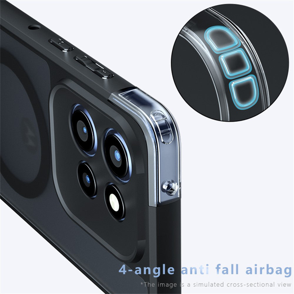 MagSafe Hülle für Motorola Edge 60 Neo / Edge 50 Neo / ThinkPhone 25, Techsuit, PureFrost, Satinschwarz