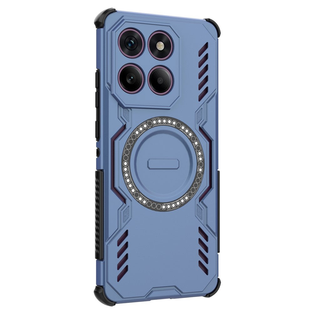 MagSafe-Hülle für Motorola Edge 60 Pro, Techsuit, ArmorMag, Blau