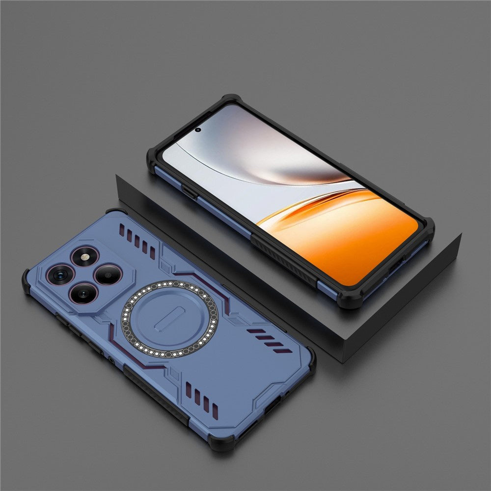 MagSafe-Hülle für Motorola Edge 60 Pro, Techsuit, ArmorMag, Blau
