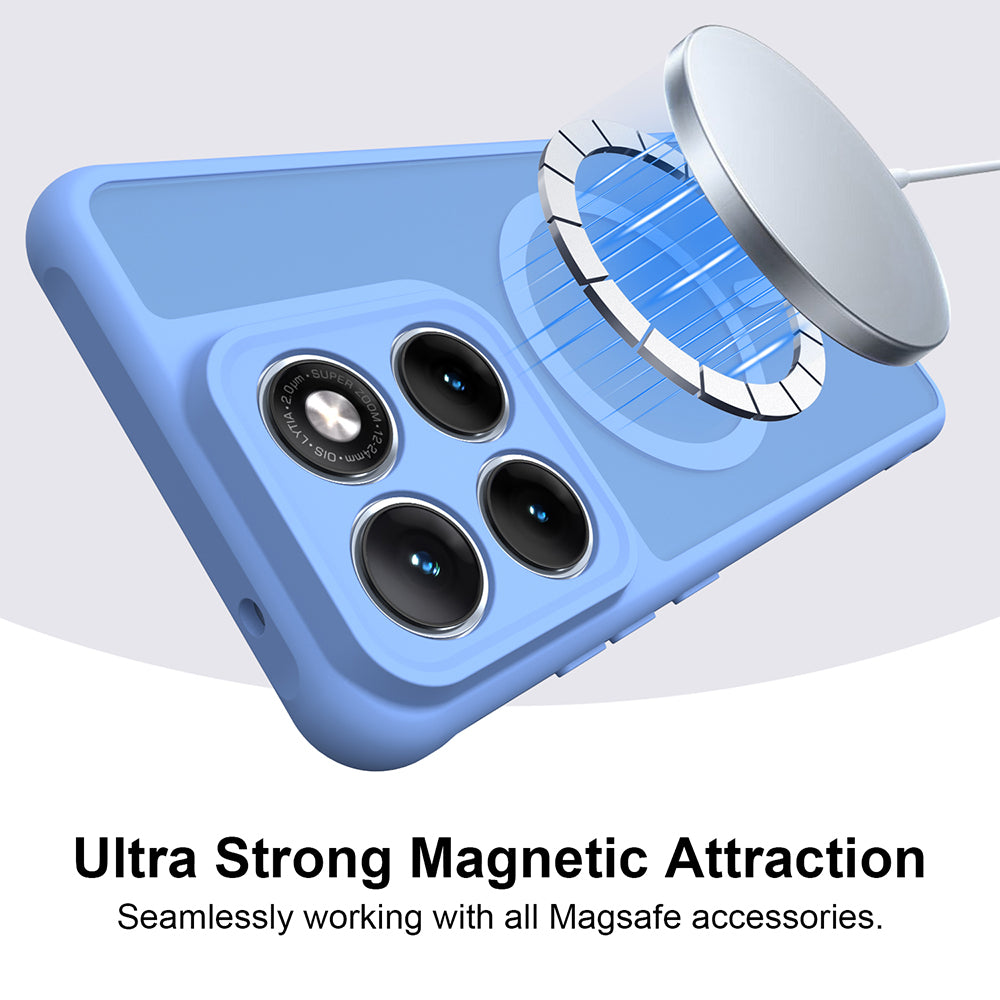 MagSafe-Hülle für Motorola Edge 70 Fusion, Techsuit, HaloFrost II, Blau
