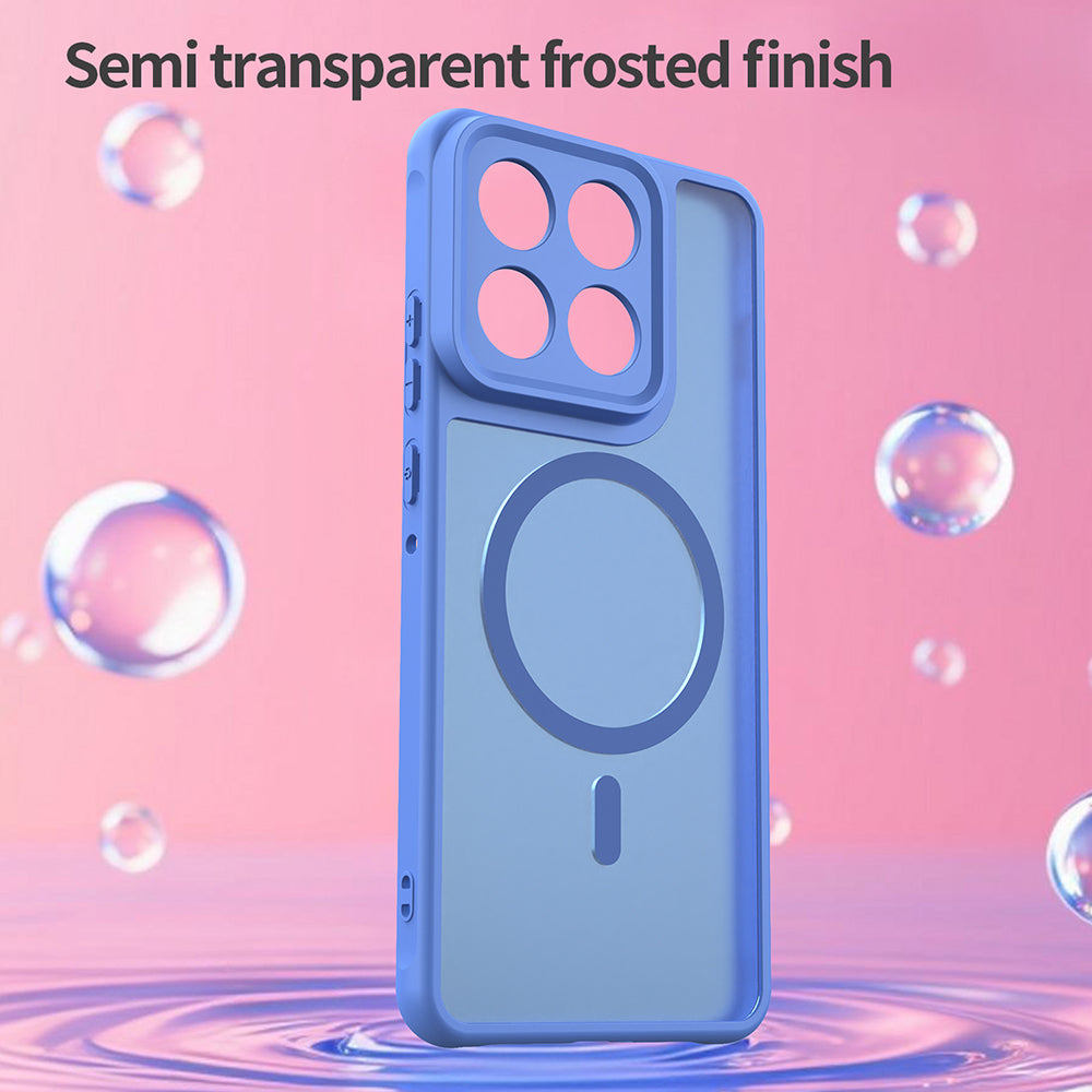 MagSafe Hülle für Motorola Edge 70, Techsuit, HaloFrost II, Blau