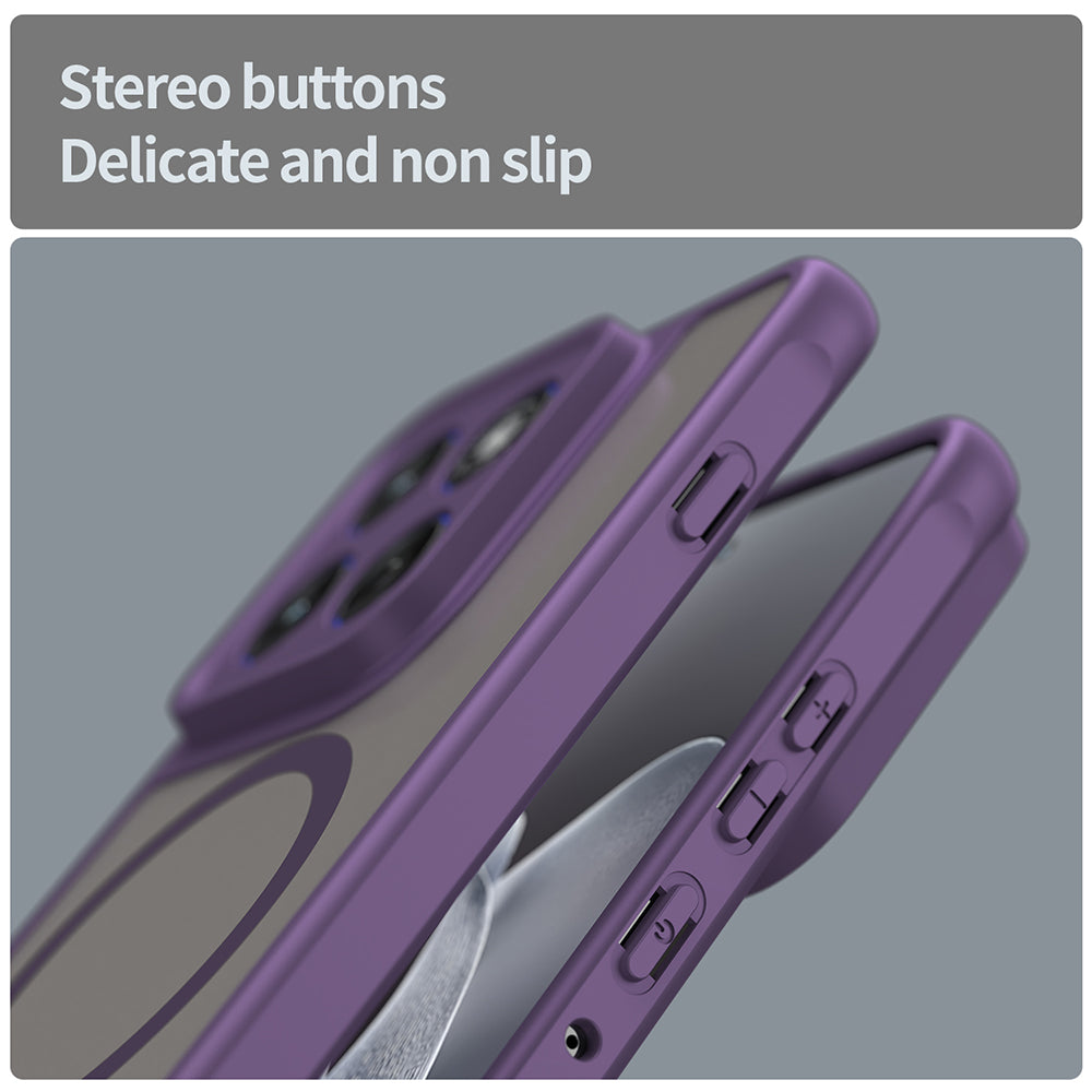 MagSafe Hülle für Motorola Edge 70, Techsuit, HaloFrost II, Lila