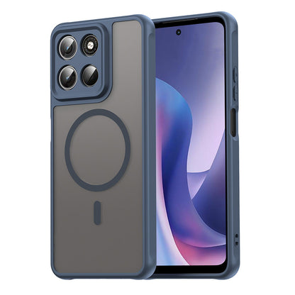 MagSafe-Hülle für Motorola Moto G47 / G37 Power / G37, Techsuit, HaloFrost II, Marineblau