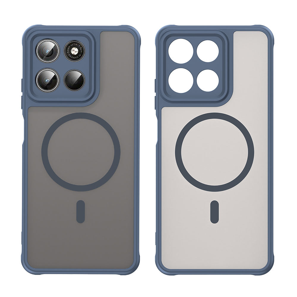 MagSafe-Hülle für Motorola Moto G47 / G37 Power / G37, Techsuit, HaloFrost II, Marineblau