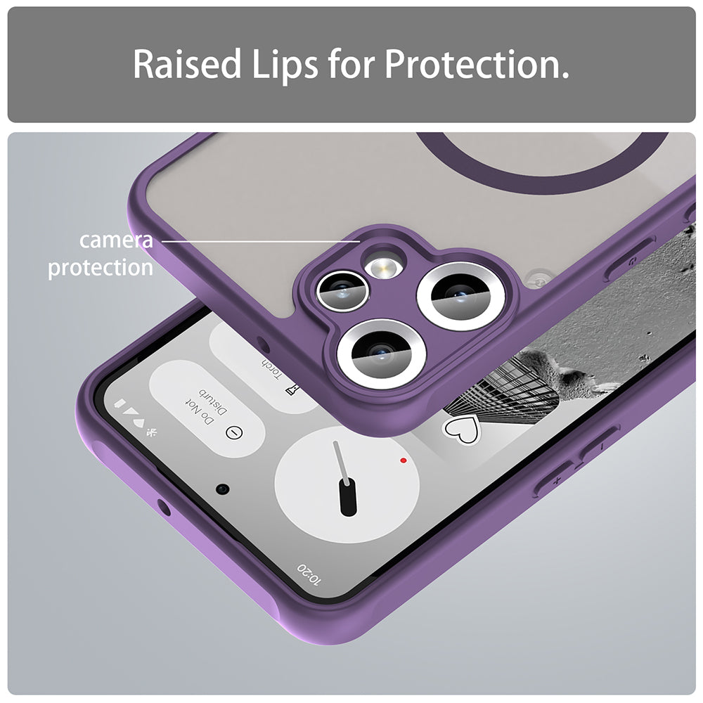 MagSafe Case for Nothing CMF Phone 2 Pro, Techsuit, HaloFrost II, Purple