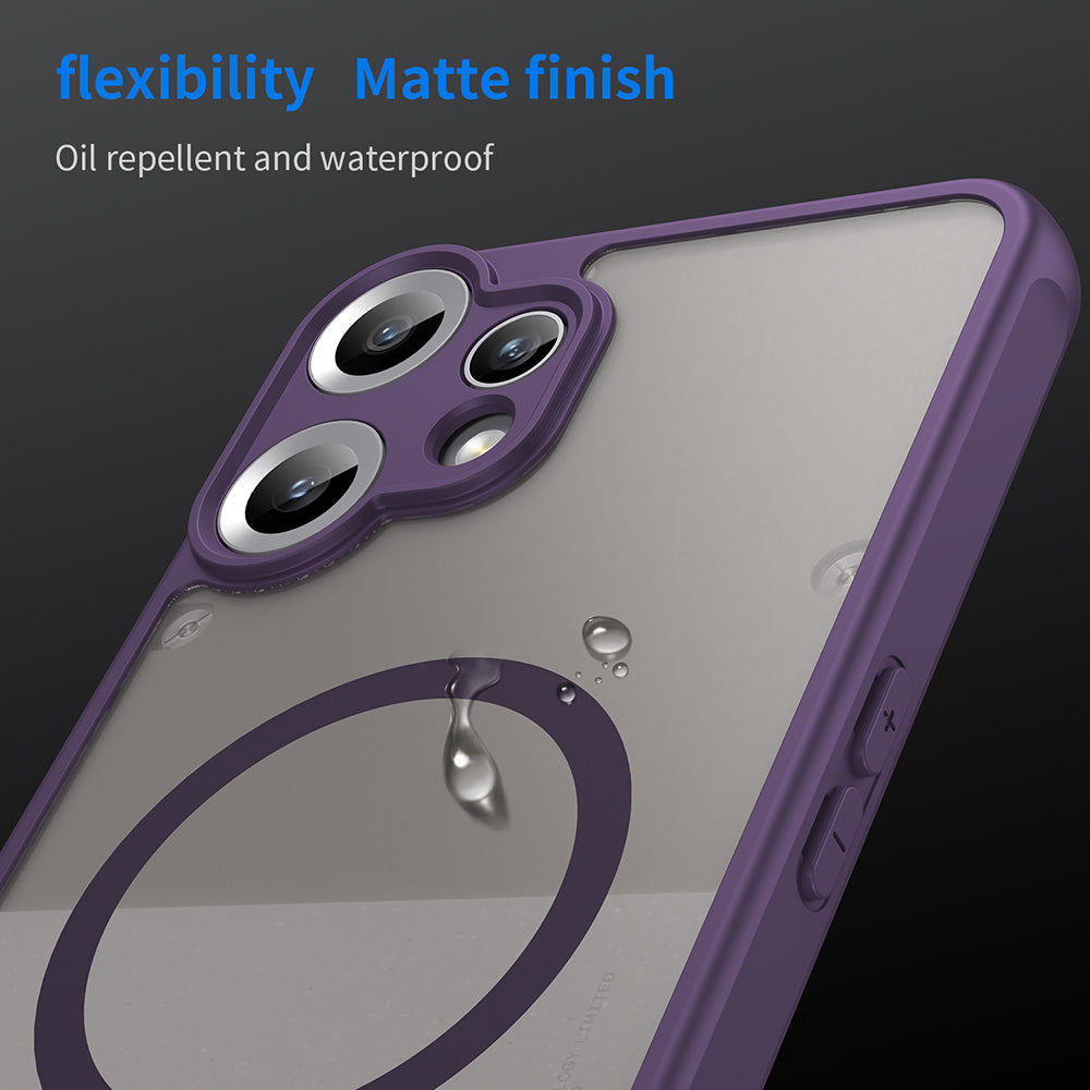 MagSafe Case for Nothing CMF Phone 2 Pro, Techsuit, HaloFrost II, Purple