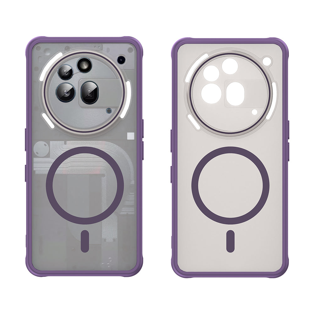 MagSafe-Hülle für Nothing Phone (3a) Pro, Techsuit, HaloFrost II, Lila