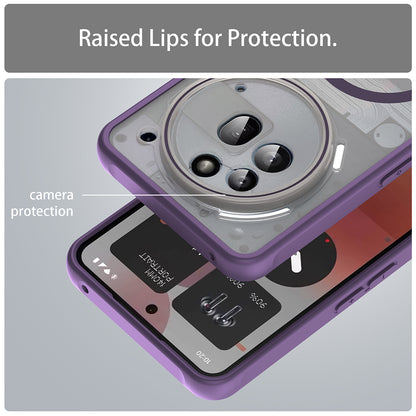 MagSafe-Hülle für Nothing Phone (3a) Pro, Techsuit, HaloFrost II, Lila