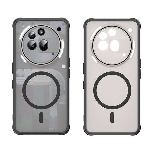 MagSafe-Hülle für Nothing Phone (3a) Pro, Techsuit, HaloFrost II, Schwarz