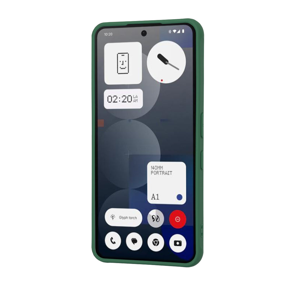 MagSafe-Hülle für Nothing Phone (3a) Pro, Techsuit, HaloFrost, Grün