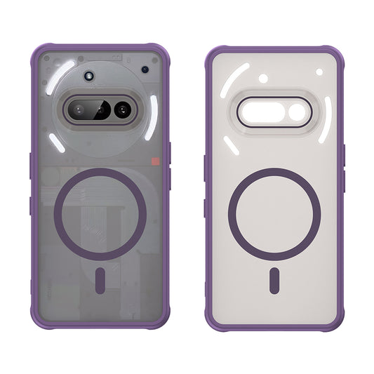 MagSafe-Hülle für Nothing Phone (3a), Techsuit, HaloFrost II, Lila