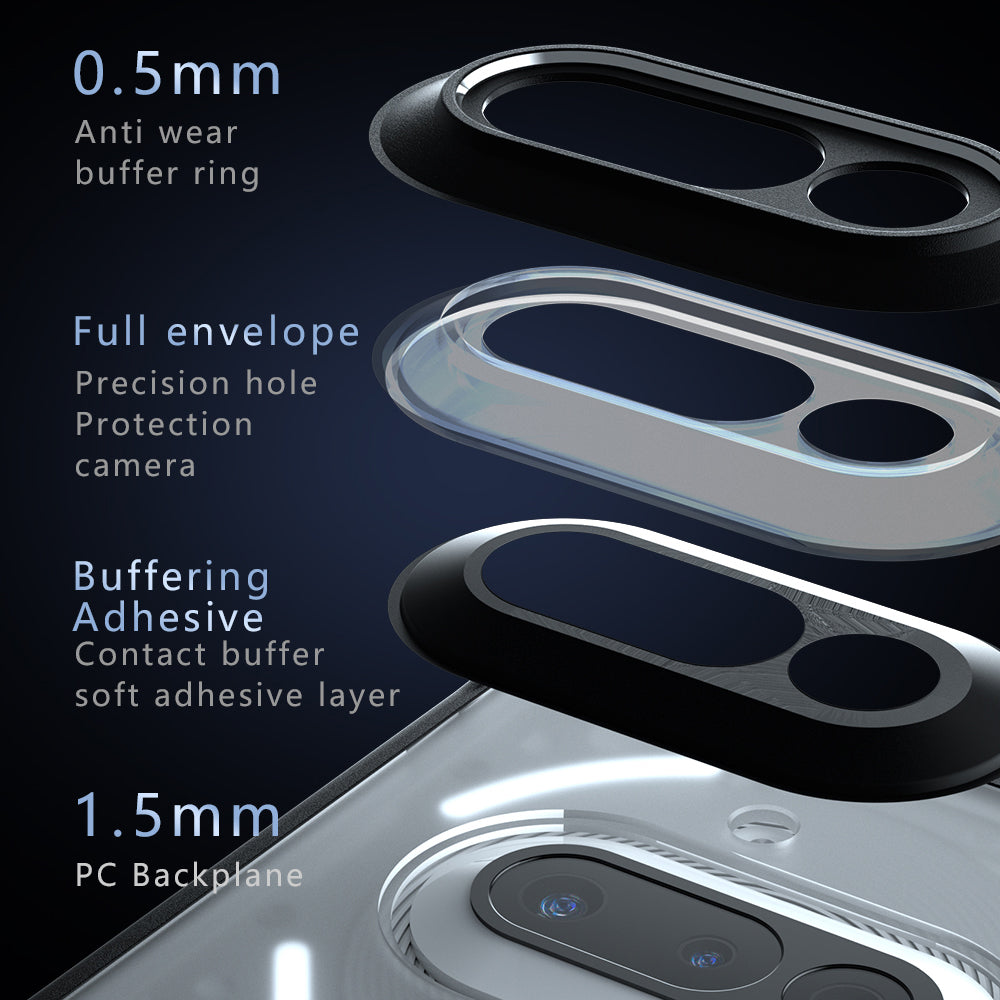 MagSafe-Hülle für Nothing Phone (3a), Techsuit, PureFrost, Schwarz