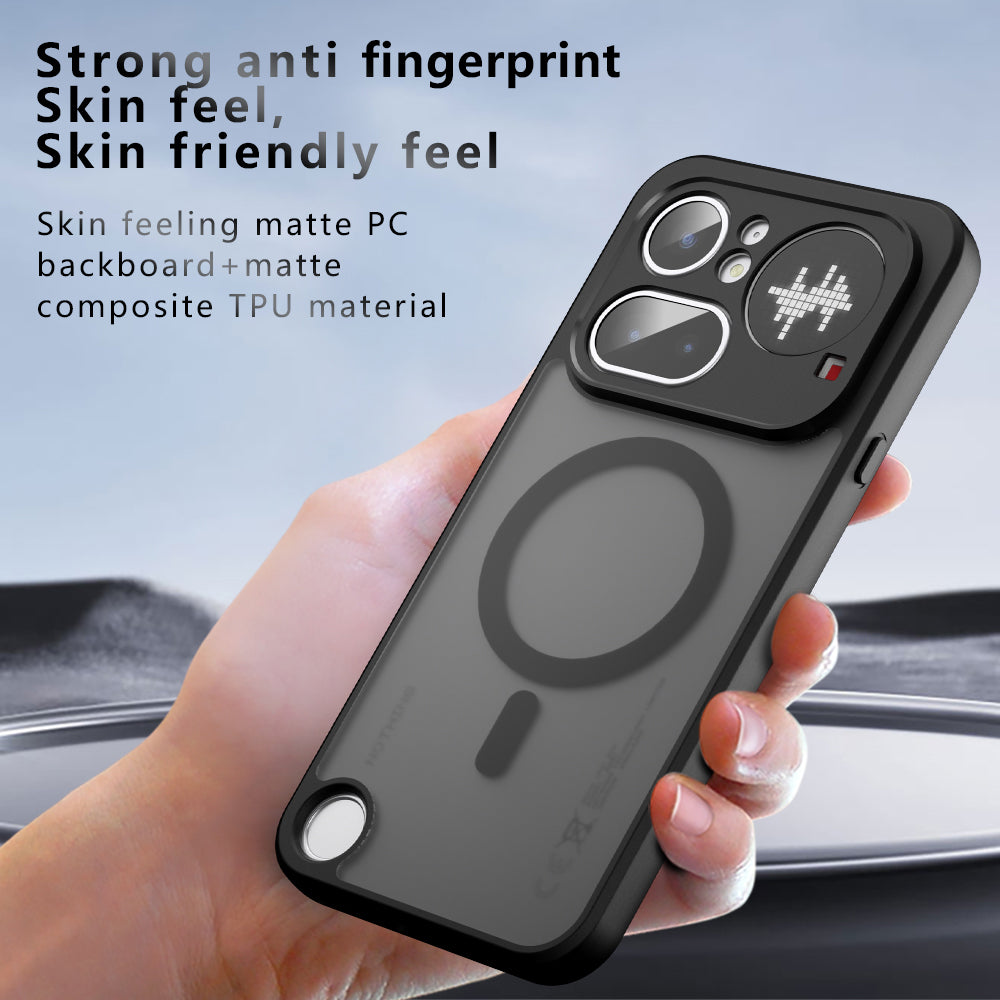 MagSafe-Hülle für Nothing Phone (4a) Pro, Techsuit, PureFrost, Satin Schwarz