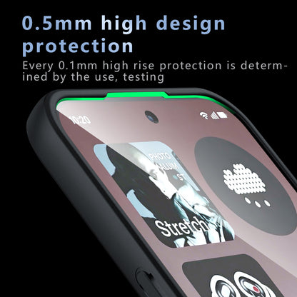 MagSafe-Hülle für Nothing Phone (4a) Pro, Techsuit, PureFrost, Satin Schwarz