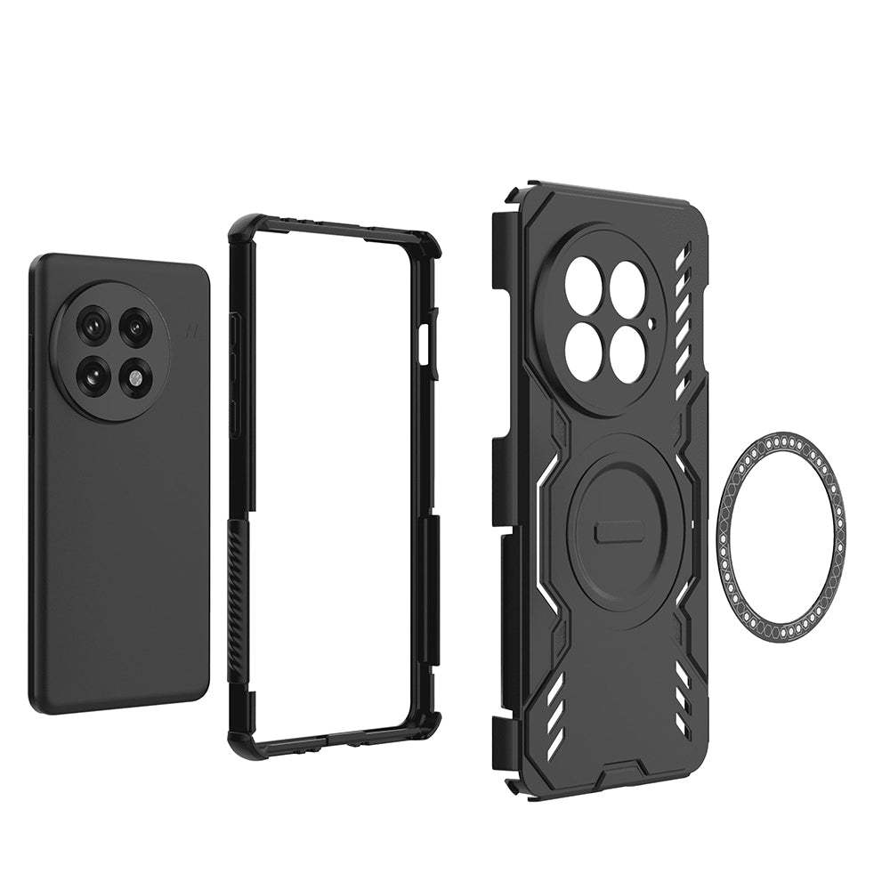 MagSafe-Hülle für OnePlus 13, Techsuit, ArmorMag, Schwarz