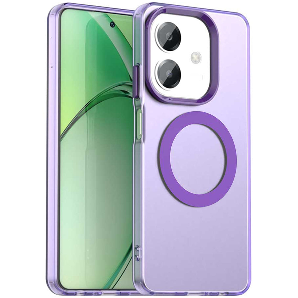 MagSafe-Hülle für Oppo A3 4G / A3 5G, Techsuit, CandyCase, Lila
