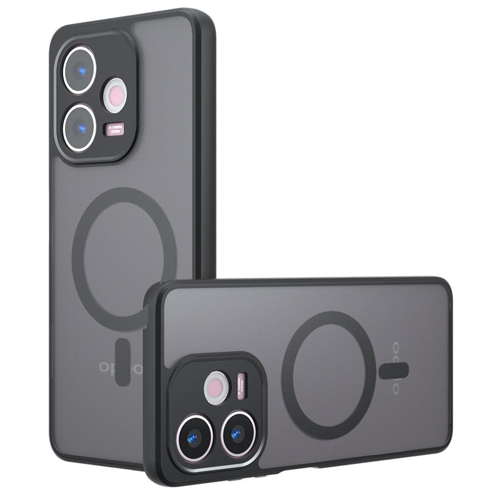 MagSafe-Hülle für Oppo A5 Pro 4G / A5 Pro, Techsuit, PureFrost, Schwarz