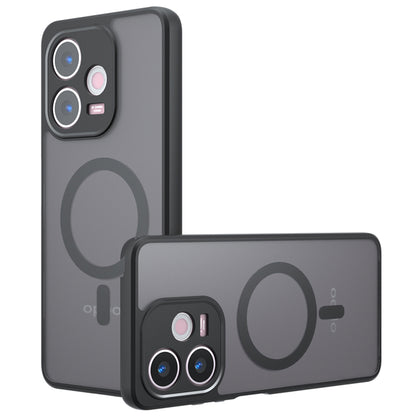 MagSafe-Hülle für Oppo A5 Pro 4G / A5 Pro, Techsuit, PureFrost, Schwarz