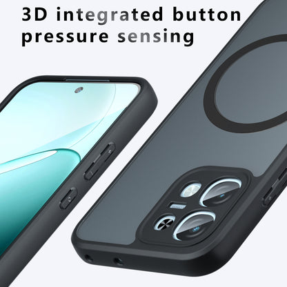 MagSafe-Hülle für Oppo A6 4G, Techsuit, PureFrost, Satin Schwarz