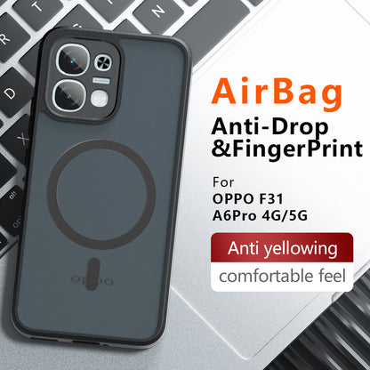 MagSafe Case for Oppo A6 Pro 5G / A6 Pro 4G, Techsuit, PureFrost, Satin Black
