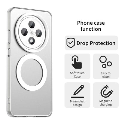 MagSafe-Hülle für Oppo Reno12 FS 5G / Reno12 FS 4G / Reno12 F 4G / Reno12 F, Techsuit, CandyCase, Weiß