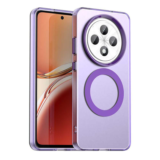 MagSafe-Hülle für Oppo Reno12 FS 5G / Reno12 FS 4G / Reno12 F 4G / Reno12 F, Techsuit, CandyCase, Lila