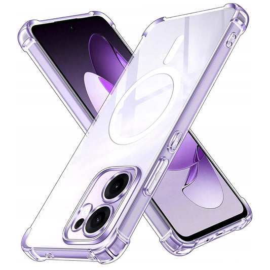 MagSafe-Hülle für Oppo Reno13 FS 5G / Reno13 F 4G / Reno13 F, Techsuit, stoßfest, transparent