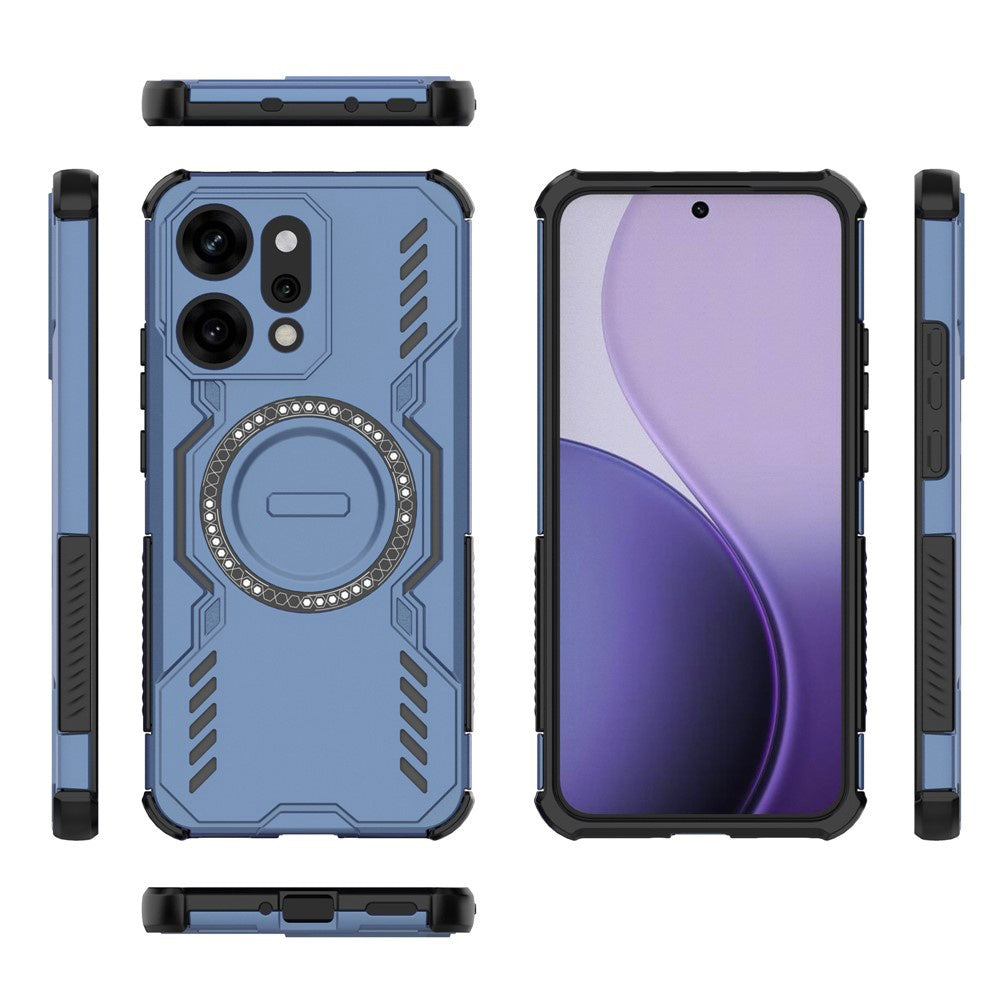 MagSafe-Hülle für Oppo Reno14 Pro, Techsuit, ArmorMag, Blau
